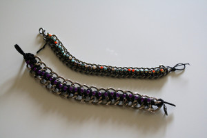 Chain and Rhinestone Bracelets