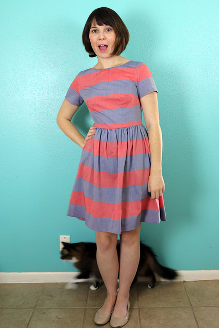 Big Stripe Emery Dress – Dixie DIY