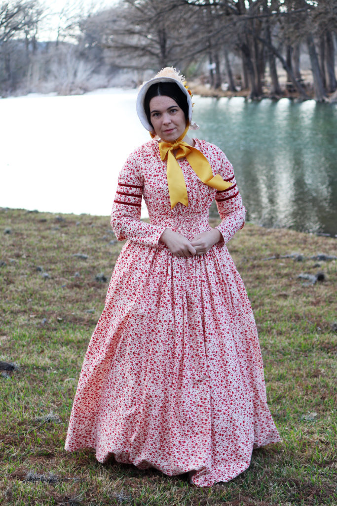 Historical Costuming: 1840s day dress and bonnet – Dixie DIY