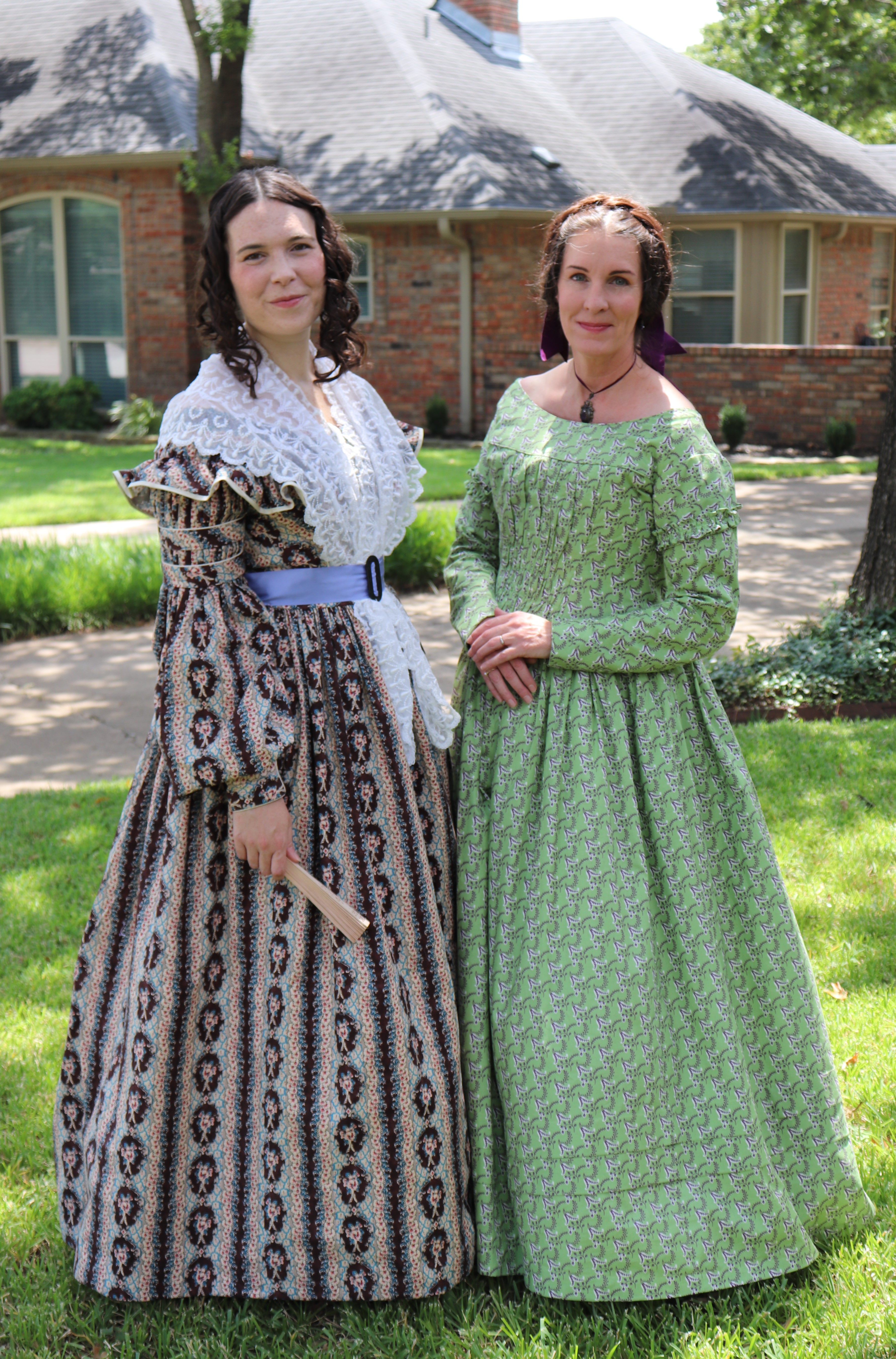 1840s day dress best sale